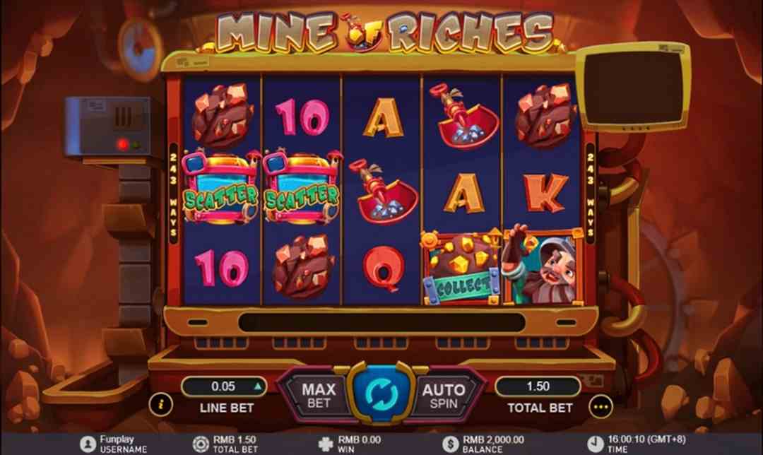 Mine Riches là một trong những trò nổi bật của Gaming Soft