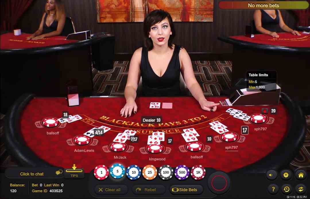 Live casino được dẫn dắt bởi dealer chuyên nghiệp
